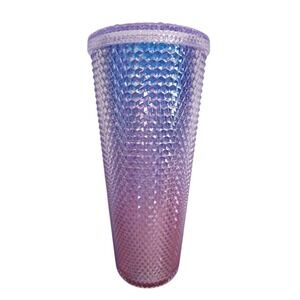 Tumbler‎ Mermaid Iridescent Studded Venti 24oz Cold Cup Tumbler NEW